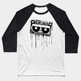 Audiocassette Baseball T-Shirt